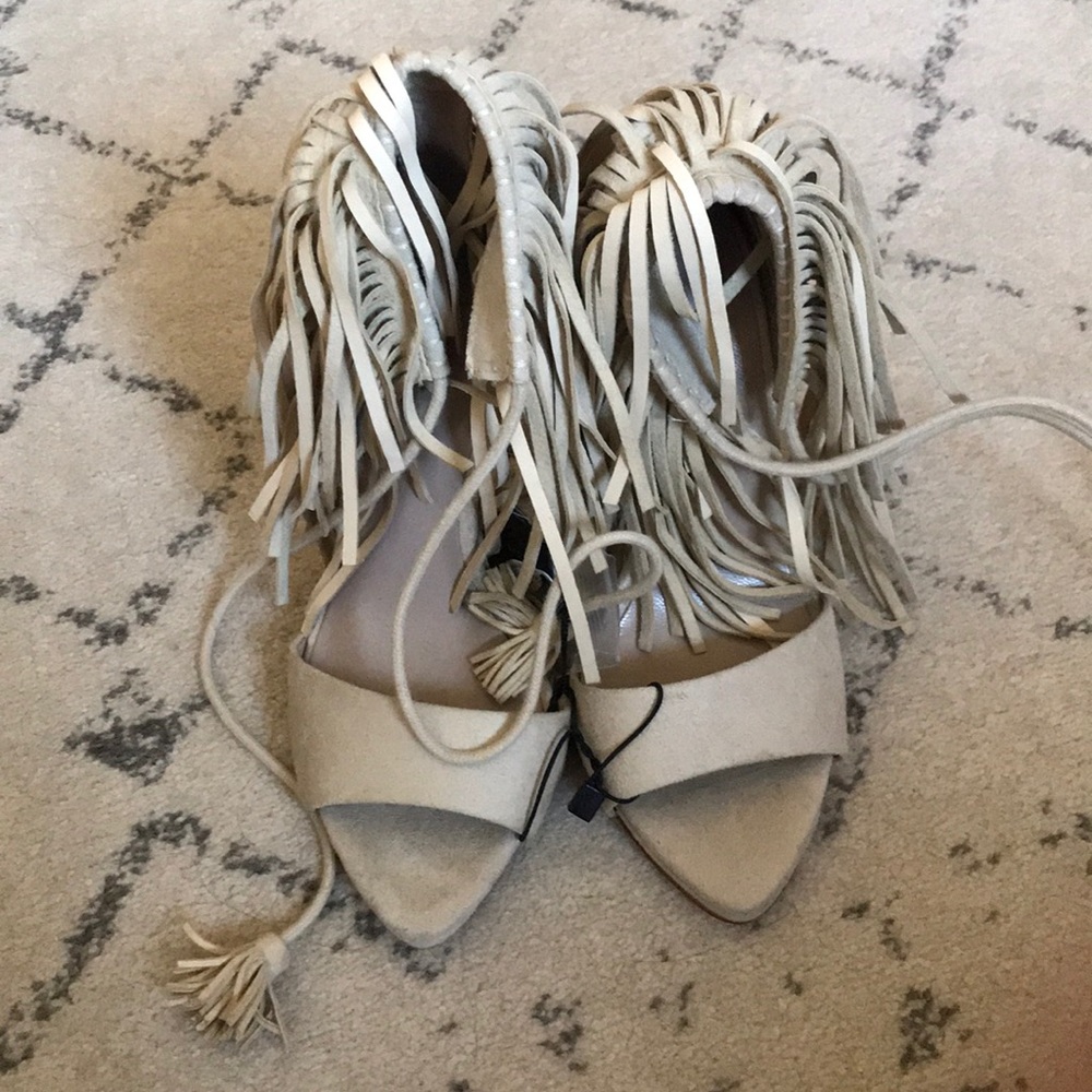 Zara fringe sandals